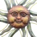 Декоративное настенное украшение "Солнце", металл, диаметр 55 см